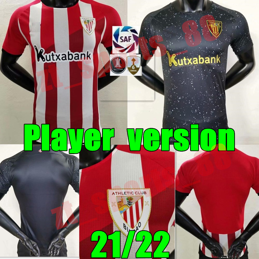 Men player version 2021 2022 Bilbao Club Soccer Jersey Athletic RAUL GARCIA BERENGUER WILLIAMS 21 22 VILLALIBRE MUNIAIN MARTINEZ Camiseta de, Black;yellow
Men player version 2021 2022 Bilbao Club Soccer Jersey Athletic RAUL GARCIA BERENGUER WILLIAMS 21 22 VILLALIBRE MUNIAIN MARTINEZ Camiseta de, Black;yellow
