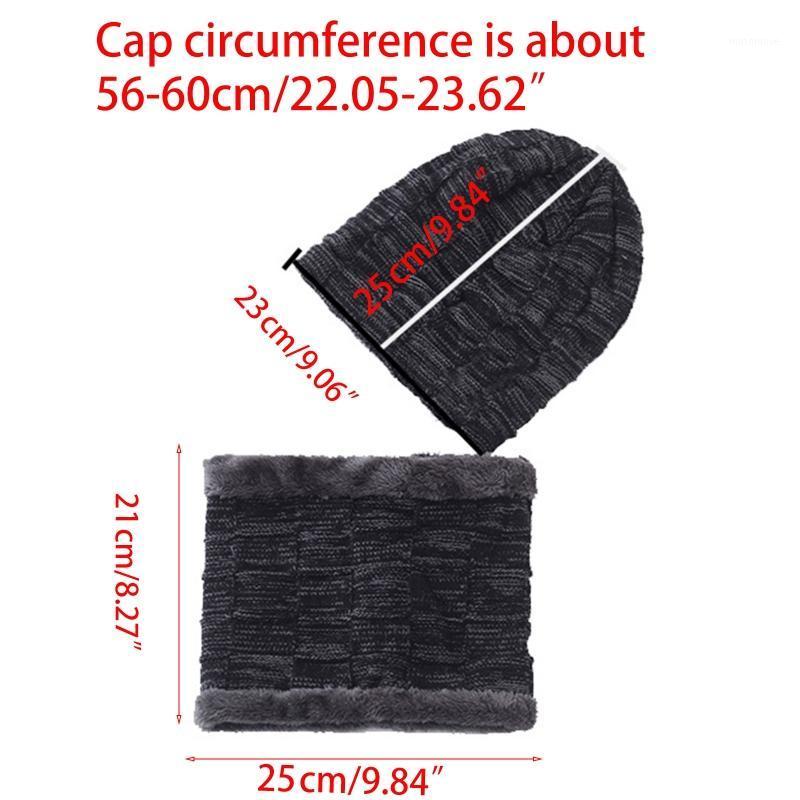 2Pcs Unisex Winter Beanie Hat Scarf Set Thick Plush Lined Plaid Knit Skull Cap U90E1
2Pcs Unisex Winter Beanie Hat Scarf Set Thick Plush Lined Plaid Knit Skull Cap U90E1