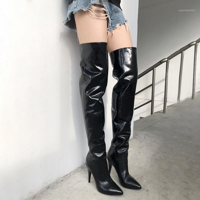 zenxi 2021 s new winter in Europe and the high heel knee-high boots female show thin pointed leather shows ins boots1, Black
zenxi 2021 s new winter in Europe and the high heel knee-high boots female show thin pointed leather shows ins boots1, Black