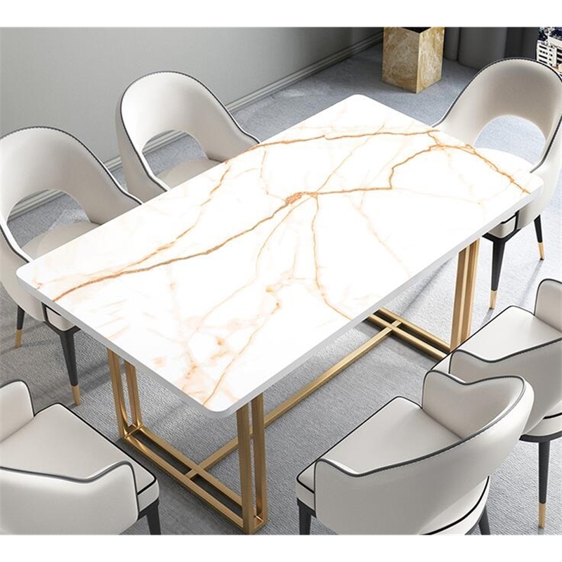 Rectangle marble texture pvc dining table covers waterproof oilproof Antiscald table pad home decor christmas tablecloths 201007