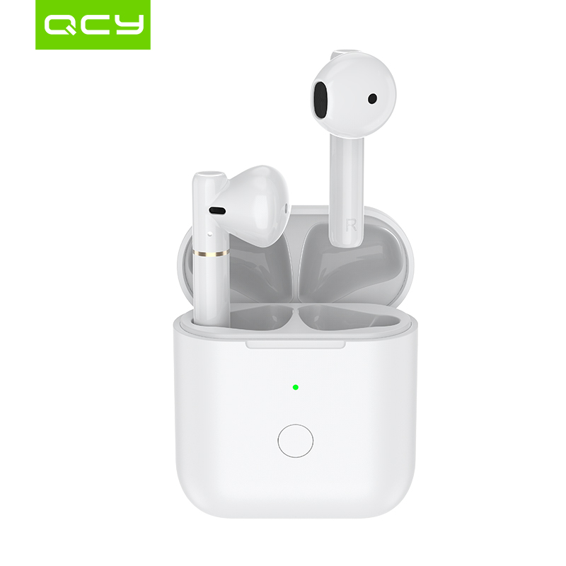 QCY T8 Bluetooth Earphone Semi-in-ear Wireless TWS Dual Connection Headphone Hall Magnetic Earbuds with Microphone Headset
QCY T8 Bluetooth Earphone Semi-in-ear Wireless TWS Dual Connection Headphone Hall Magnetic Earbuds with Microphone Headset