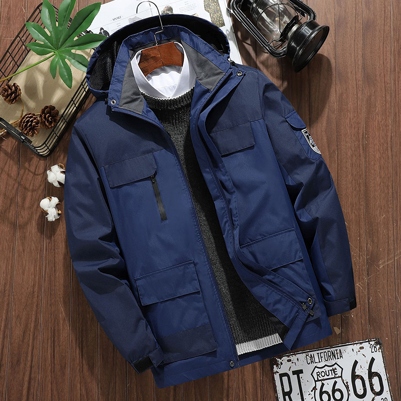 Fashion Spring Autumn Thin Outdoor Jacket Men Windbreaker Jacket Mens Waterproof Breathable Hiking Coat Camping Outerwear 201218