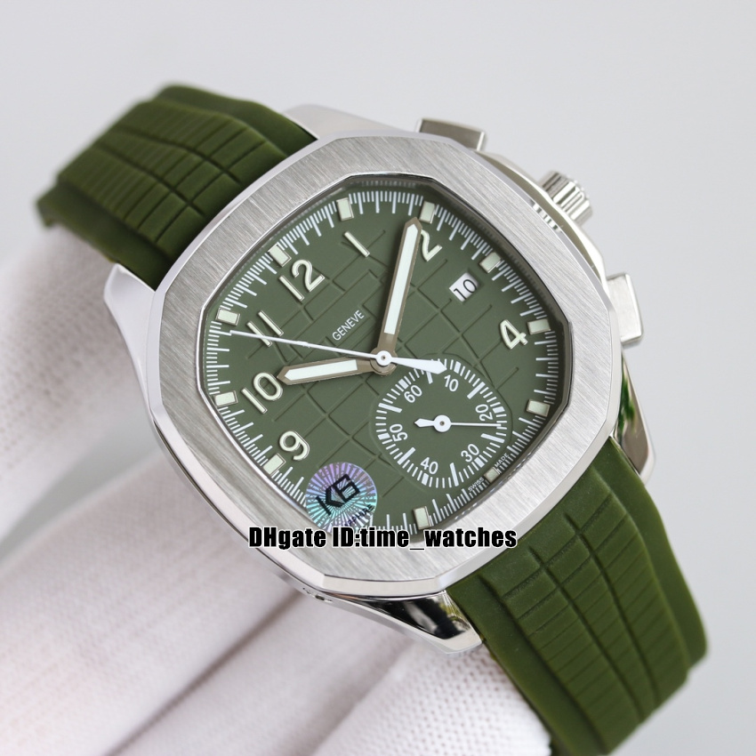 Top Watches 42.2mm 5968G-010 Chronograph Steel Case Cal.CH 28-520 C Automatic Mens Watch Green Dial Gents Sport Wristwatches Rubber Strap
Top Watches 42.2mm 5968G-010 Chronograph Steel Case Cal.CH 28-520 C Automatic Mens Watch Green Dial Gents Sport Wristwatches Rubber Strap