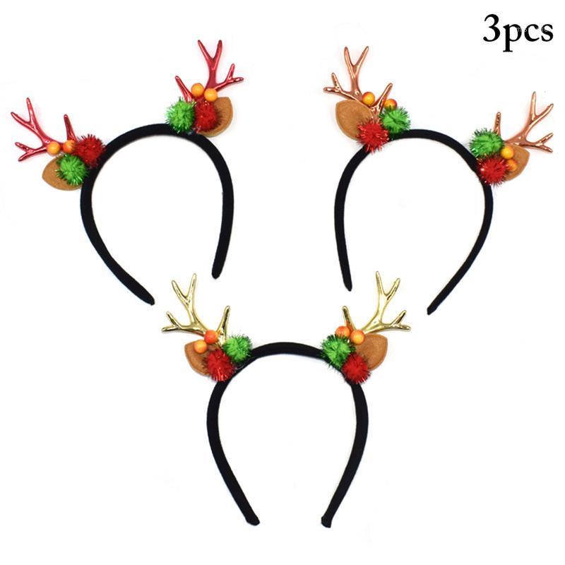 3Pcs/Set Creative Christmas Headband Antler Decor Party Headband Hair Hoop For Kids Dress Up Hair Accessories Party Supplies1
3Pcs/Set Creative Christmas Headband Antler Decor Party Headband Hair Hoop For Kids Dress Up Hair Accessories Party Supplies1