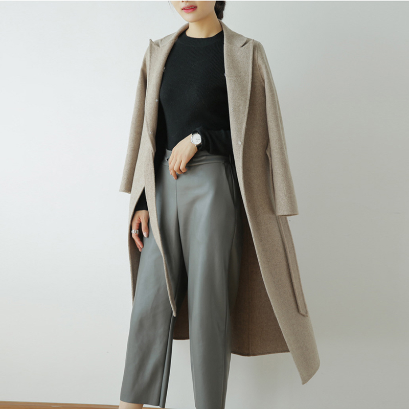 Autumn Winter Fashion rf0191 100% Real Wool Cloak Women with Real Fox Fur Collar Removable Woolen Coat 201216