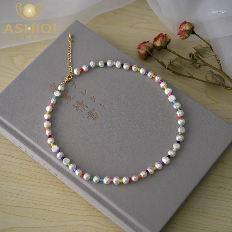 ASHIQI 7-8mm natural freshwater pearl baroque pearl necklace fashion colorful beads girl gift1
ASHIQI 7-8mm natural freshwater pearl baroque pearl necklace fashion colorful beads girl gift1