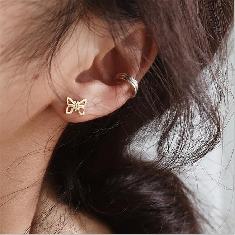 YIKUF88 Women Earrings Butterfly Stud Earrings Titanium Steel Gold Plated Fine Jewelry for Women
YIKUF88 Women Earrings Butterfly Stud Earrings Titanium Steel Gold Plated Fine Jewelry for Women
