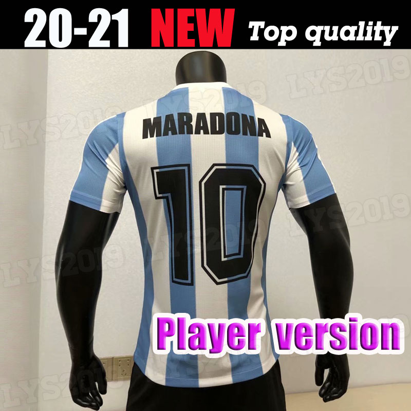 1986 Argentina player version Retro Soccer Jersey Maradona 86 Vintage Classic Argentina Maradona Football Shirts Maillot Camisetas de Futbol, Black;yellow
1986 Argentina player version Retro Soccer Jersey Maradona 86 Vintage Classic Argentina Maradona Football Shirts Maillot Camisetas de Futbol, Black;yellow