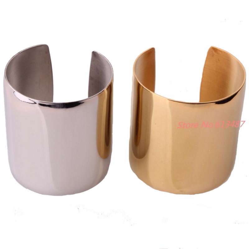 Womens Mens Bracelets Bangles Stainless Steel Simple Cuff Open Bangle Bracelet Gold Silver-color Punk Fashion Jewelry New
Womens Mens Bracelets Bangles Stainless Steel Simple Cuff Open Bangle Bracelet Gold Silver-color Punk Fashion Jewelry New