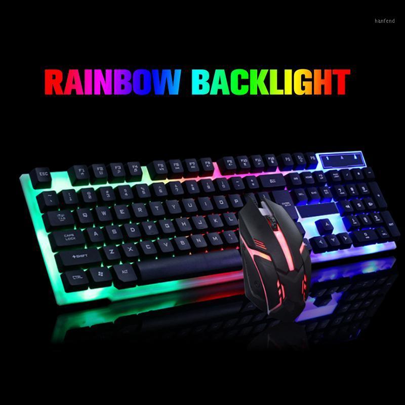 Backlight Gaming Keyboard and Mouse Kit Wired Mechanical Felling Keyboard Gamer 1200DPI Gaming Mouse Set for Computer PC Laptop1
Backlight Gaming Keyboard and Mouse Kit Wired Mechanical Felling Keyboard Gamer 1200DPI Gaming Mouse Set for Computer PC Laptop1