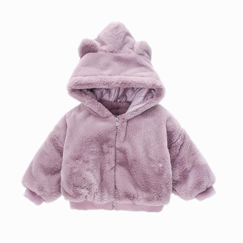 Autumn Winter Baby Girls Jacket Kids Coats Artificial Fur Warm Hooded Jackets zipper Infant Clothes Thicken Children's Clothing, Lavender
Autumn Winter Baby Girls Jacket Kids Coats Artificial Fur Warm Hooded Jackets zipper Infant Clothes Thicken Children's Clothing, Lavender