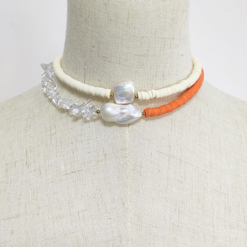 Chokers Ladies Trendy Silicone Necklace Bohemian Ethnic Natural Pearl Pendant Choker Multiple Colors Beach Jewelry Wholesale 2022, Golden;silver
Chokers Ladies Trendy Silicone Necklace Bohemian Ethnic Natural Pearl Pendant Choker Multiple Colors Beach Jewelry Wholesale 2022, Golden;silver