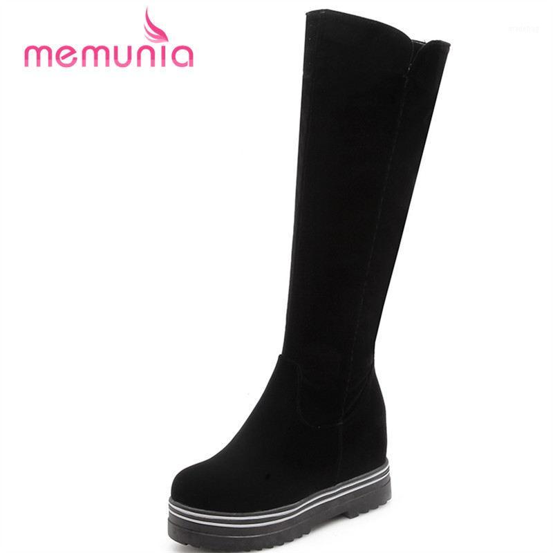 MEMUNIA new arrive 2020 super high heel boots round toe height increasing knee high boots autumn winter knight size 32-431, Black
MEMUNIA new arrive 2020 super high heel boots round toe height increasing knee high boots autumn winter knight size 32-431, Black