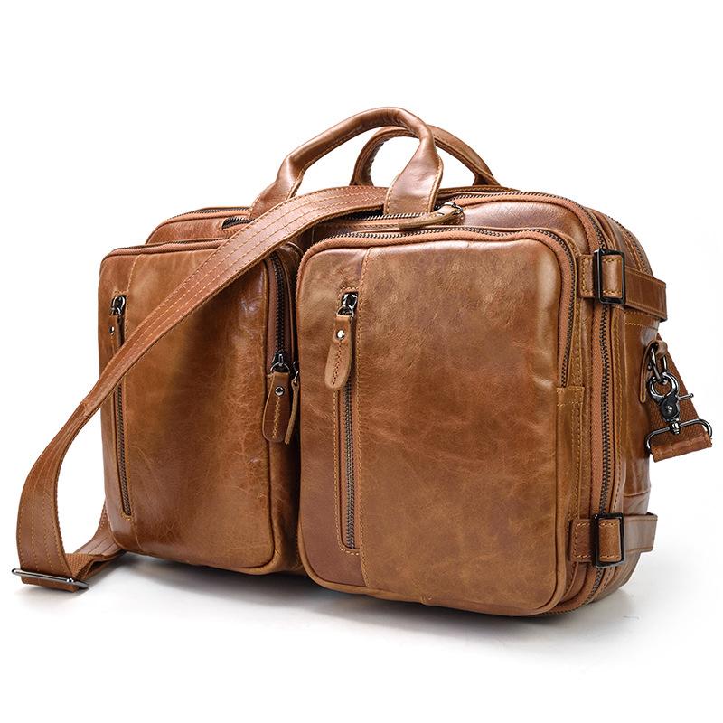 Multi-function Genuine Leather Laptop Briefcase Men Shoulder Bag Top Quality Real Cow Leather Crossbody Bags Male Messenger Bag, Black
Multi-function Genuine Leather Laptop Briefcase Men Shoulder Bag Top Quality Real Cow Leather Crossbody Bags Male Messenger Bag, Black