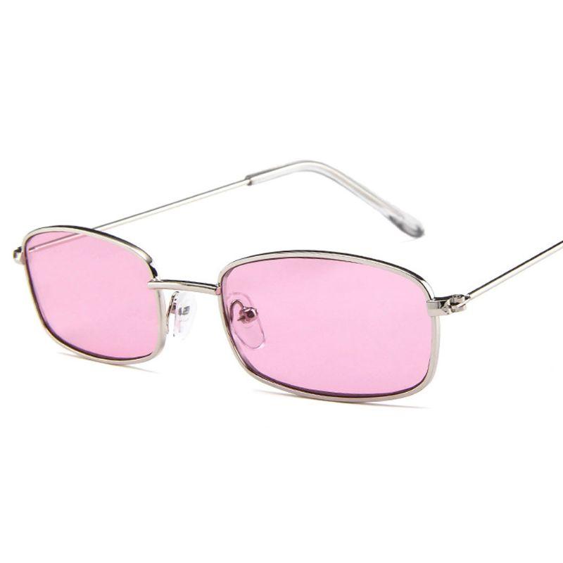Sunglasses Vintage Slender Square Retro Small Metal Frame Candy Colors 
Sunglasses Vintage Slender Square Retro Small Metal Frame Candy Colors