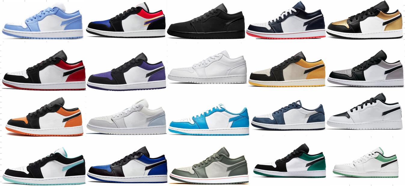Fashion 1 men women 1s low basketball shoes obsidian unc turbo green court purple shattered backboard pine green mens sports sneakers
Fashion 1 men women 1s low basketball shoes obsidian unc turbo green court purple shattered backboard pine green mens sports sneakers