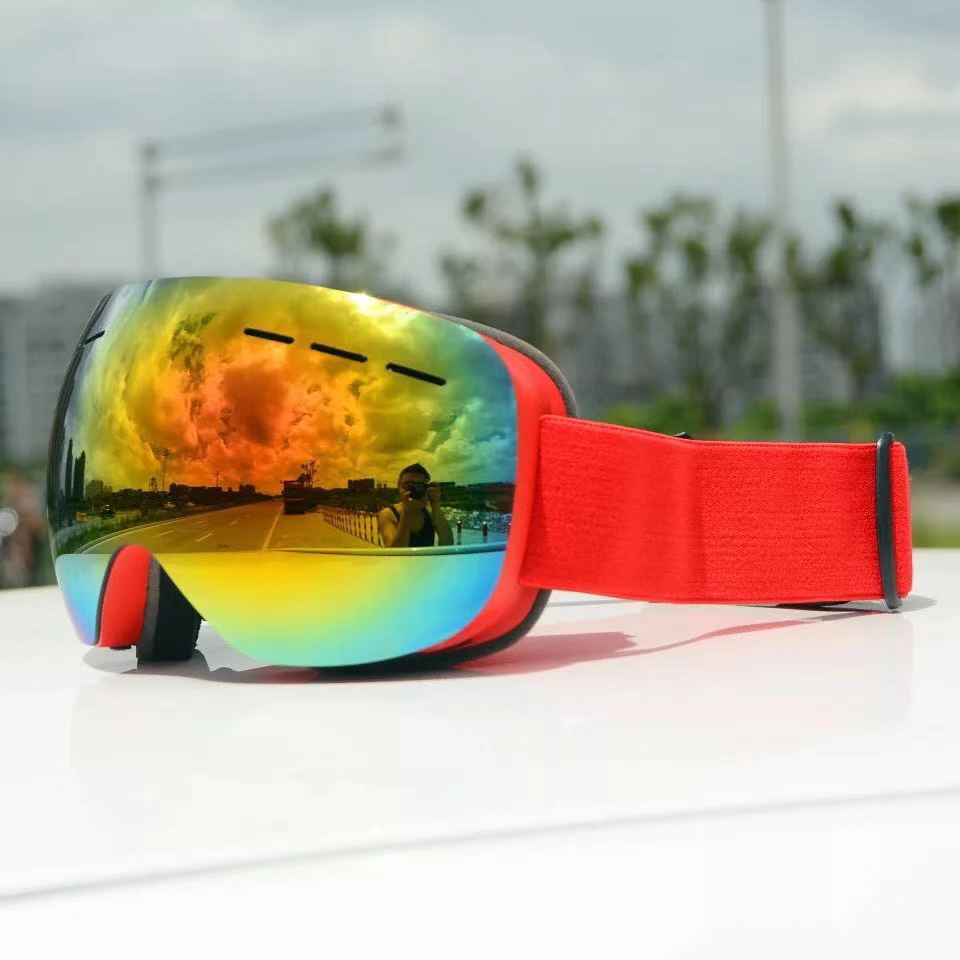 Hot sale Men Women Ski Goggles Eyewear Double Layers UV400 Anti-fog Big Ski Mask Skiing Glasses Snow Snowboard Goggles winter glasses