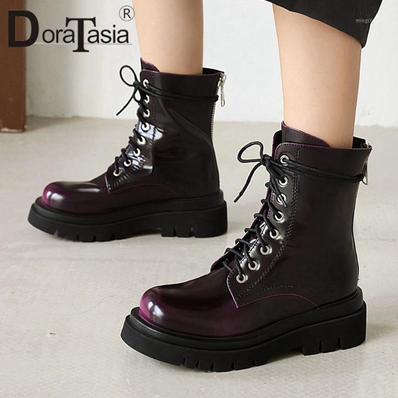 DORATASIA New Fashion Ladies Zip Ankle Boots Autumn Casual Office Boots Women Round Toe Square High Heels Cross Tied Shoes Woman1, Black
DORATASIA New Fashion Ladies Zip Ankle Boots Autumn Casual Office Boots Women Round Toe Square High Heels Cross Tied Shoes Woman1, Black