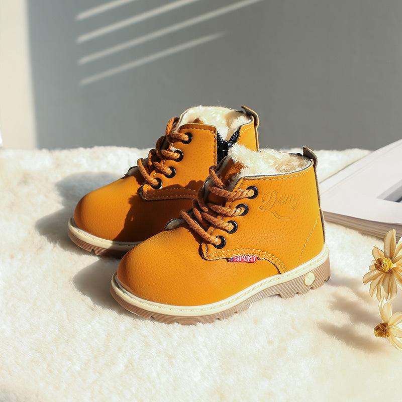 Boys Shoes Boots Autumn Winter Children Snow Boots Plush Warm Antiskid Sole Kids Girls Rubber Pu Leather Toddler Sneakers, Yellow
Boys Shoes Boots Autumn Winter Children Snow Boots Plush Warm Antiskid Sole Kids Girls Rubber Pu Leather Toddler Sneakers, Yellow
