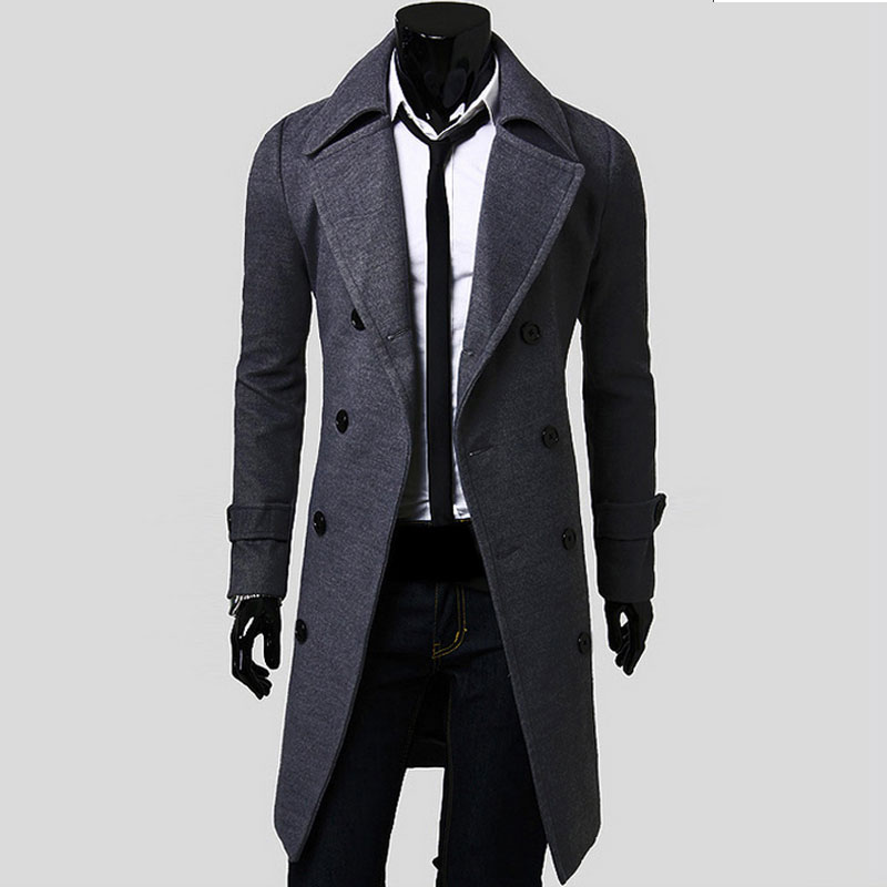 Wholesale- 2016 New Arrival Men Winter Double Breasted Trench Coat Men Trench Coat Slim Fitness Coats Mens Long Coat -3xl 3 Color, Tan;black
Wholesale- 2016 New Arrival Men Winter Double Breasted Trench Coat Men Trench Coat Slim Fitness Coats Mens Long Coat -3xl 3 Color, Tan;black