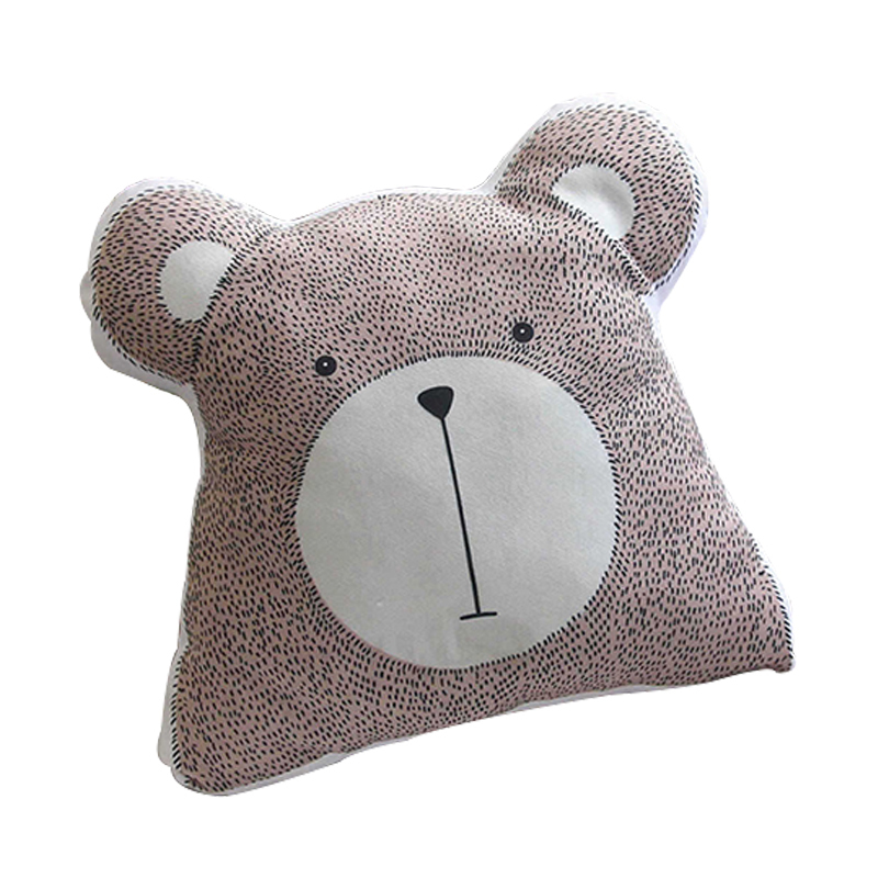 Kids Cute Educational Cushion Animals Baby Pillow Baby Room Decor Child Stuffed Soft Toys For Newborns Christmas Gifts LJ201014