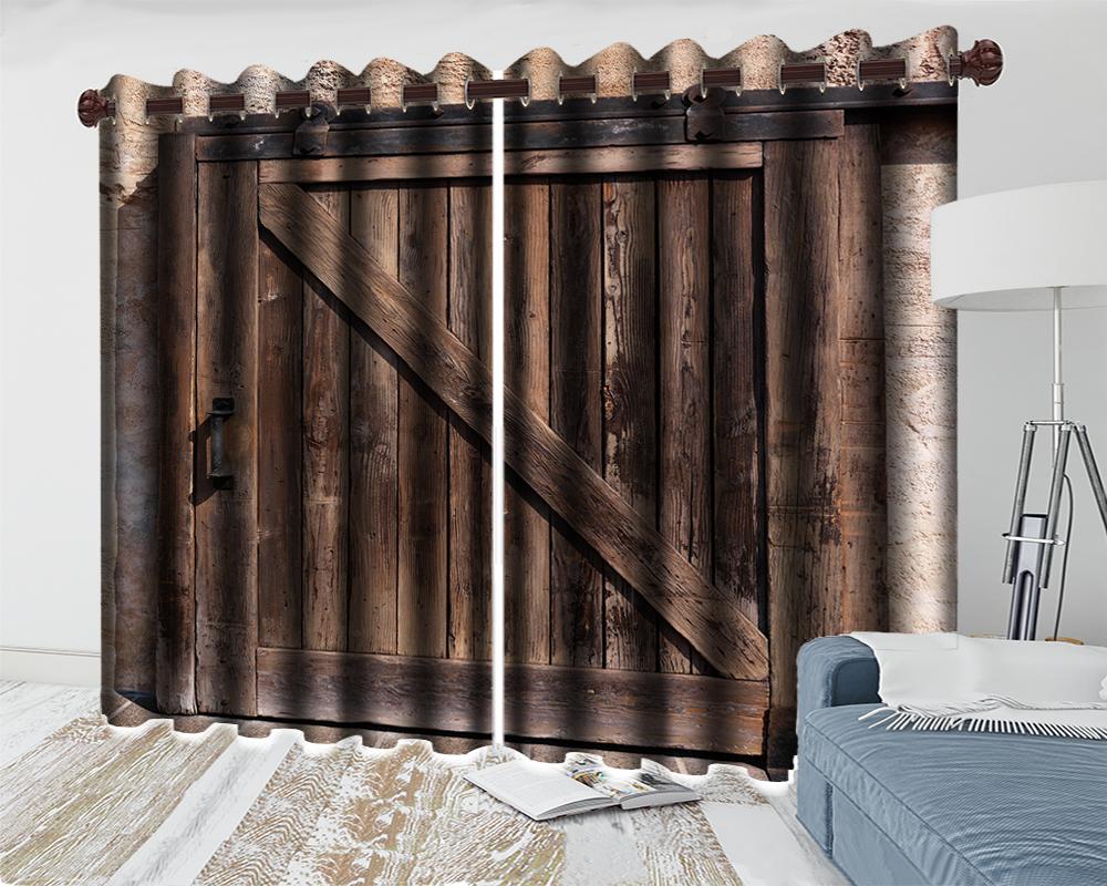 3d Window Curtain Grommet Vintage Nostalgic Wooden Door Curtain Living Room Bedroom Beautifully Decorated 3d Blackout, As pic
3d Window Curtain Grommet Vintage Nostalgic Wooden Door Curtain Living Room Bedroom Beautifully Decorated 3d Blackout, As pic