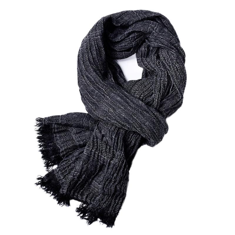 Male Brand Winter Scarf Men Warm Soft Tassel Bufanda Casual Cotton Linen Crinkle Men'S Scarves Shawl Black Navy Man Scarfs
Male Brand Winter Scarf Men Warm Soft Tassel Bufanda Casual Cotton Linen Crinkle Men'S Scarves Shawl Black Navy Man Scarfs