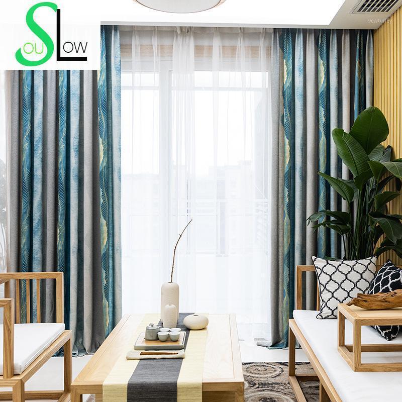 Slow Soul Ink Chinese Curtains Blue Modern Simple Thickened Cotton And Linen For Living Room Kitchen Bedroom French Window1, Cloth
Slow Soul Ink Chinese Curtains Blue Modern Simple Thickened Cotton And Linen For Living Room Kitchen Bedroom French Window1, Cloth