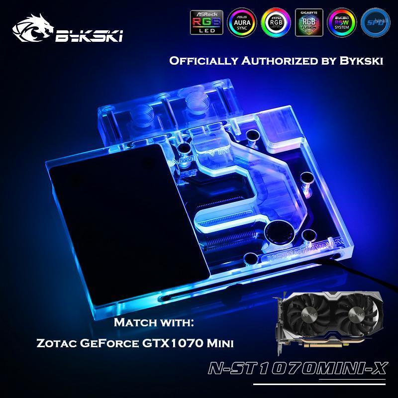 Bykski N-ST1070TIMINI-X GPU Water Block For Zotac GeForce GTX1070 Mini Graphics Card Radiator Cooler RGB 12V 4PIN 5V1
Bykski N-ST1070TIMINI-X GPU Water Block For Zotac GeForce GTX1070 Mini Graphics Card Radiator Cooler RGB 12V 4PIN 5V1