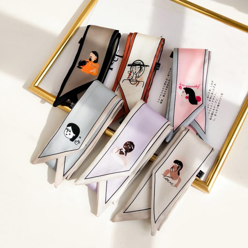 Korean-Style Artistic Slender Narrow Scarf Women Scarf Small Neckerchief Hair Band Arm Bag Ribbon
Korean-Style Artistic Slender Narrow Scarf Women Scarf Small Neckerchief Hair Band Arm Bag Ribbon