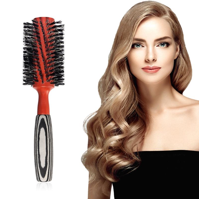 Nylon Comb Hair Styling Straight Hair Comb Heat-resistant Curling Rolling Solid Wood Cylinder Perm Curly Brush
Nylon Comb Hair Styling Straight Hair Comb Heat-resistant Curling Rolling Solid Wood Cylinder Perm Curly Brush