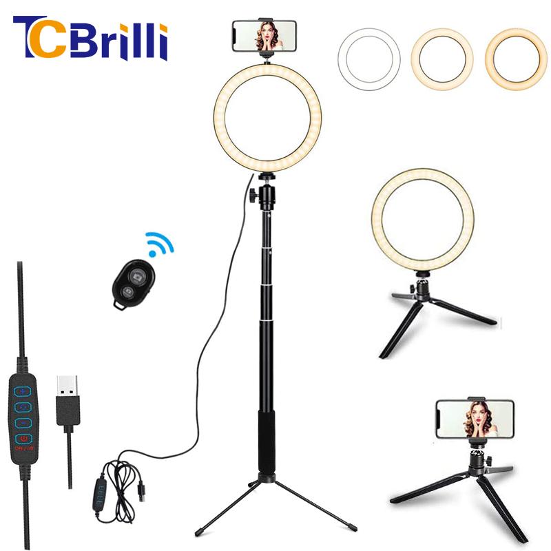 8 inch LED Selfie Ring Light with Tripod USB Ring Photographic Lamp with Phone Holder for Makeup Youtube Live Studio1
8 inch LED Selfie Ring Light with Tripod USB Ring Photographic Lamp with Phone Holder for Makeup Youtube Live Studio1
