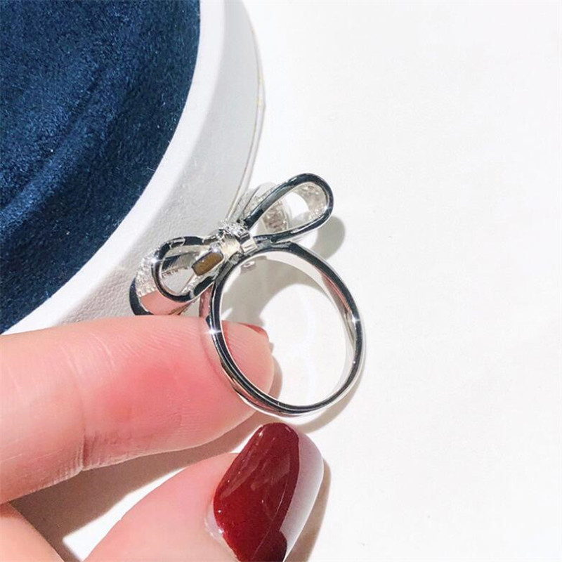 Sterg Sier Wedding Ring: Pave White Sapphire CZ Eternity Band 8e91