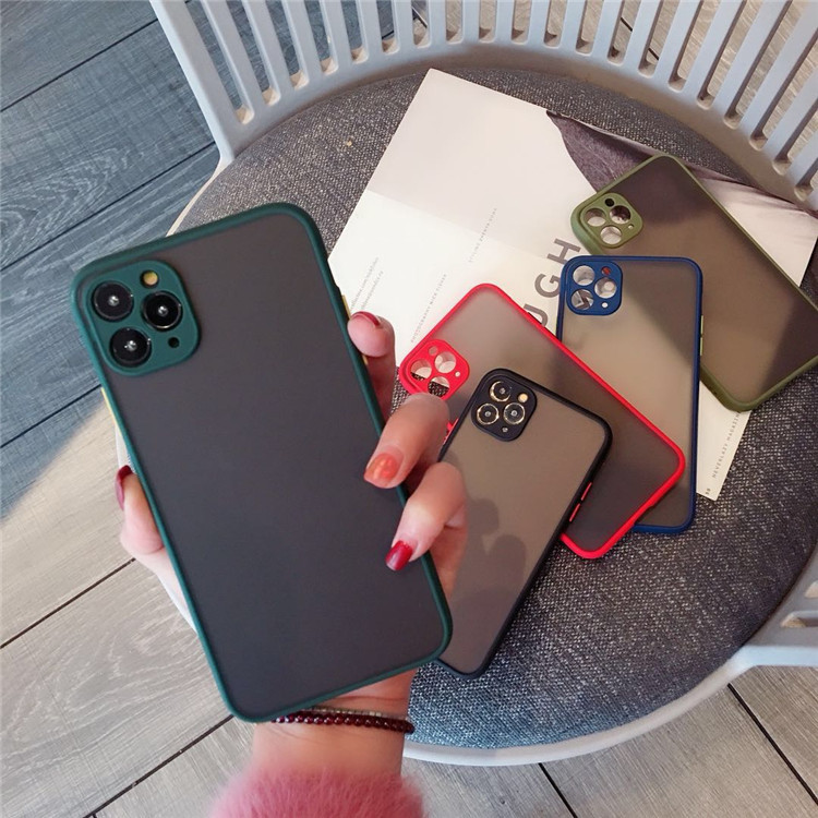 Camera Protection Bumper Phone Cases For iPhone 12 11 Pro Max XR XS X 8 7 6S Plus Matte Translucent Shockproof Back Cover, No.7
Camera Protection Bumper Phone Cases For iPhone 12 11 Pro Max XR XS X 8 7 6S Plus Matte Translucent Shockproof Back Cover, No.7