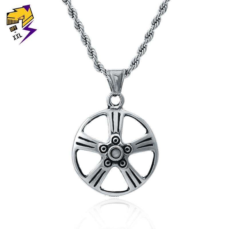 Pendant Necklaces Motorcycle Punk Biker Men Steampunk Silver Stainless Steel Parts Wheel Long Chains Women Jewelry
Pendant Necklaces Motorcycle Punk Biker Men Steampunk Silver Stainless Steel Parts Wheel Long Chains Women Jewelry