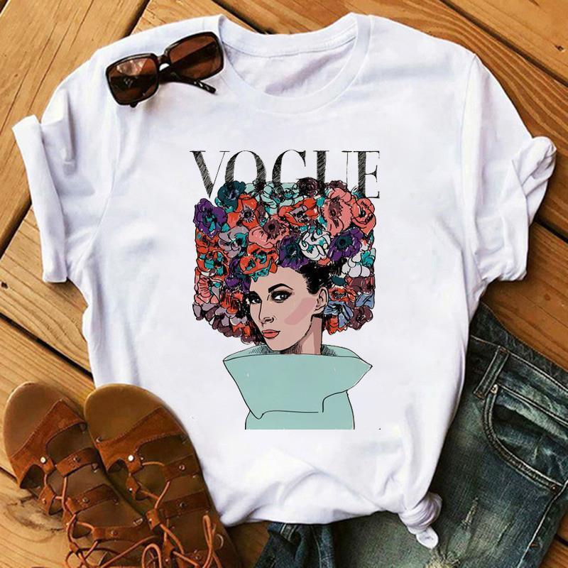 Vogue T Shirt Harajuku Ulzzang Aesthetic Graphic Print Shirts Women 90s Fashion Girls Tshirt Summer Tops Tees Female, Bt2789
Vogue T Shirt Harajuku Ulzzang Aesthetic Graphic Print Shirts Women 90s Fashion Girls Tshirt Summer Tops Tees Female, Bt2789