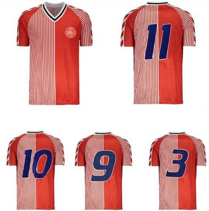Retro Denmark World Cup 1986 Soccer Jerseys Larsen Olsen Laudrup Molby Lerby Vintage Denmark Football Shirt Classic Kit maillot se foot
Retro Denmark World Cup 1986 Soccer Jerseys Larsen Olsen Laudrup Molby Lerby Vintage Denmark Football Shirt Classic Kit maillot se foot