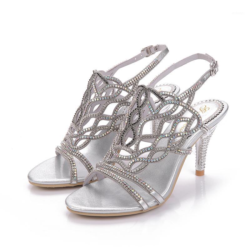Summer New Silver Seaweed Pattern High Heels Sandals Personality Fashion Inlaid Rhinestone Women's Shoes Wedding Shoes 8CM1, Black
Summer New Silver Seaweed Pattern High Heels Sandals Personality Fashion Inlaid Rhinestone Women's Shoes Wedding Shoes 8CM1, Black