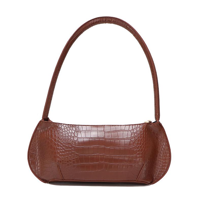 Retro Crocodile Pattern Ladies Baguette Bag Simple Ladies Hand Bag 2021 Trendy Women Handbag Niche Design Half Moon, Black
Retro Crocodile Pattern Ladies Baguette Bag Simple Ladies Hand Bag 2021 Trendy Women Handbag Niche Design Half Moon, Black