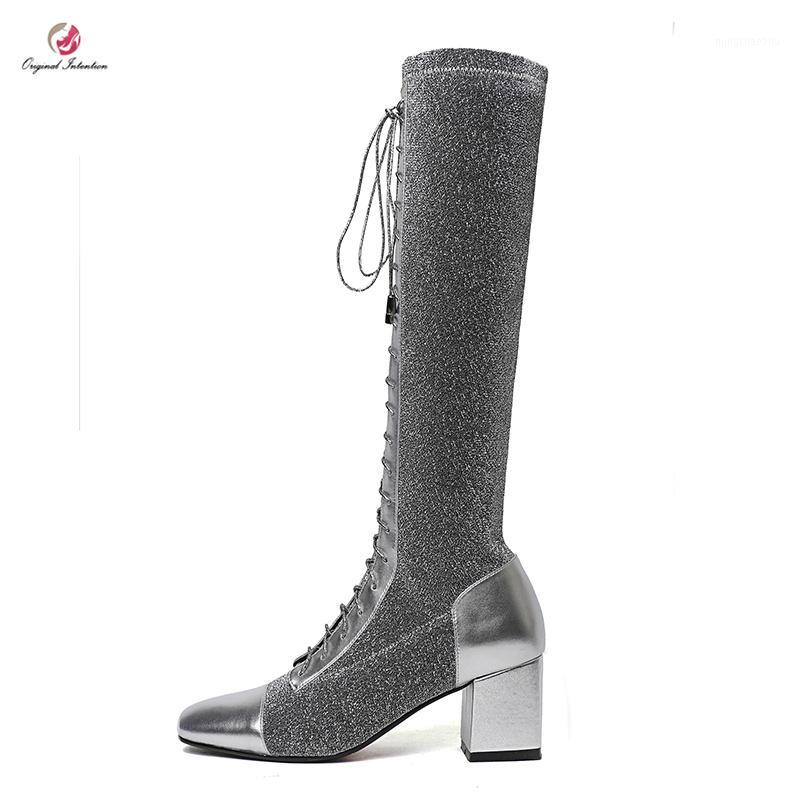 Original Intention Fashion Knee High Boots Woman Square Toe Square Heels Boots Lace-Up Metal Silver Shoes Woman Dress Party1, Oi1311 black short
Original Intention Fashion Knee High Boots Woman Square Toe Square Heels Boots Lace-Up Metal Silver Shoes Woman Dress Party1, Oi1311 black short