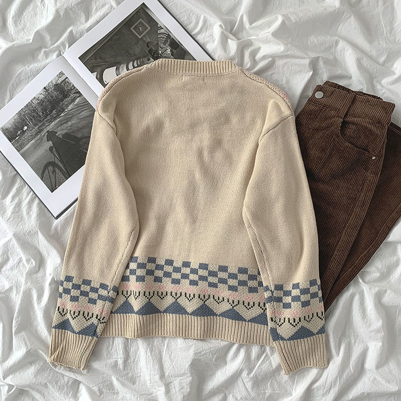 Gagarich Women Thick Sweater Ins Casual New Autumn Female Fashion Loose O-neck Long Sleeve Wear Cardigans 201221