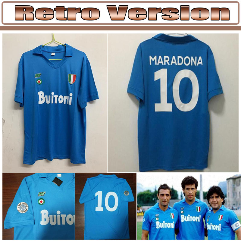 Retro Napoli Jerseys 87 88 91 93 MARADONA Naples classic soccer jersey MERTENS ALEMAO CARECA HAMSIK vintage football shirt calcio
Retro Napoli Jerseys 87 88 91 93 MARADONA Naples classic soccer jersey MERTENS ALEMAO CARECA HAMSIK vintage football shirt calcio