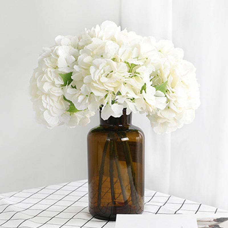 34cm Height Silk Flower Hydrangea Artificial Flowers Bouquet for Home Wedding Decoration Indoor Marriage Party Supply, White
34cm Height Silk Flower Hydrangea Artificial Flowers Bouquet for Home Wedding Decoration Indoor Marriage Party Supply, White