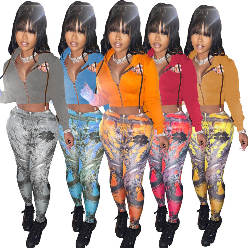 Women Tracksuits Two Pieces Set Designer Digital Printed Hooded Zipper Coat Trousers Wear Plush Sweater Pants Ladies New Outfits ZFS2, Orange
Women Tracksuits Two Pieces Set Designer Digital Printed Hooded Zipper Coat Trousers Wear Plush Sweater Pants Ladies New Outfits ZFS2, Orange