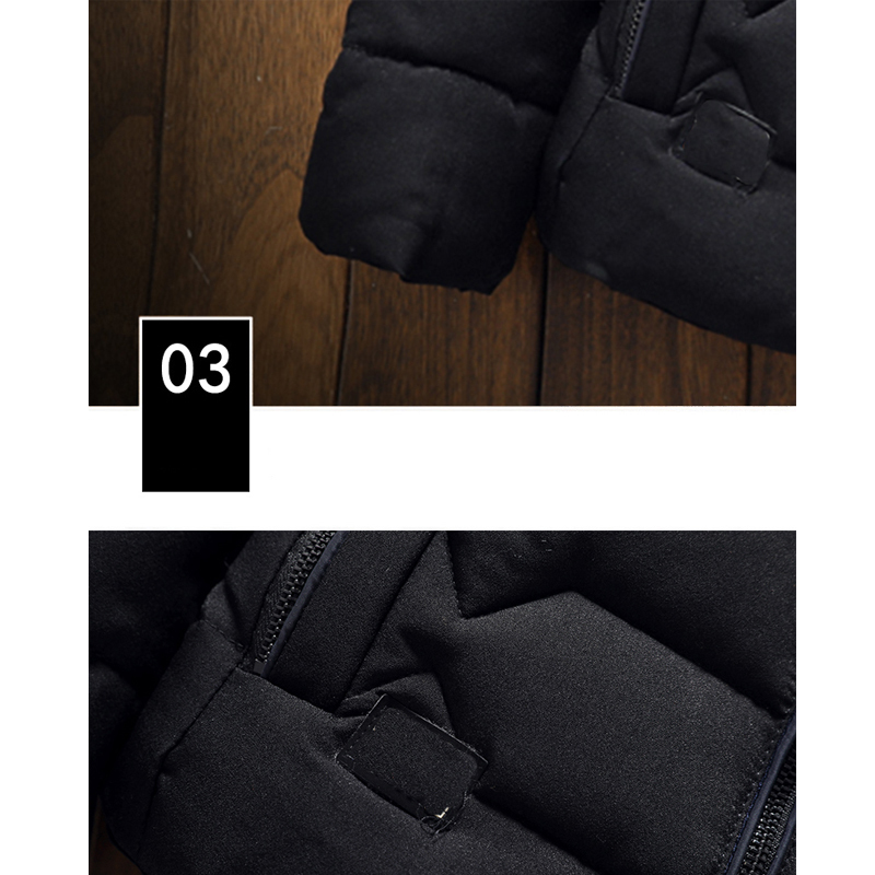 Winter Men Jacket Men's Casual Thicken Warm Cotton Jacket Slim Clothes Youth Soild Jacket Men's Wear 201116