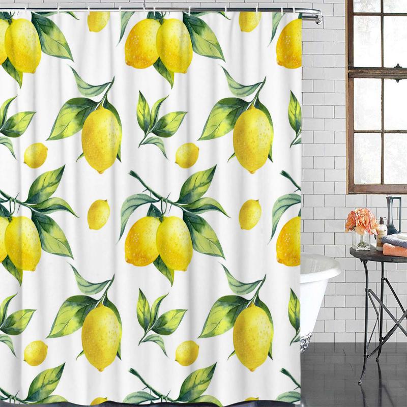Bathroom Curtain Leaf Fruit Geometric Art Waterproof Fabric Shower Curtain Bathroom Decoration Shower
Bathroom Curtain Leaf Fruit Geometric Art Waterproof Fabric Shower Curtain Bathroom Decoration Shower