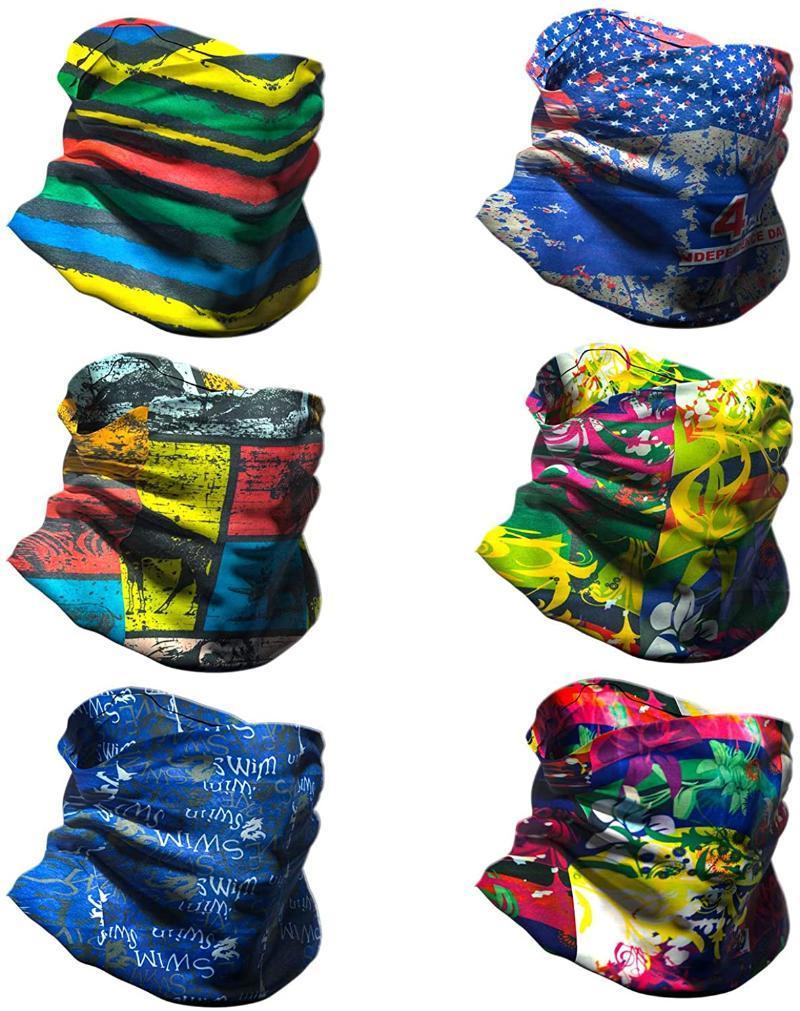 Random Color 6pcs Magic Scarf Headband Neck Gaiter Face Mask Elastic Seamless Bandana UV Resistance Sport Headwear Turban Gaiter1
Random Color 6pcs Magic Scarf Headband Neck Gaiter Face Mask Elastic Seamless Bandana UV Resistance Sport Headwear Turban Gaiter1