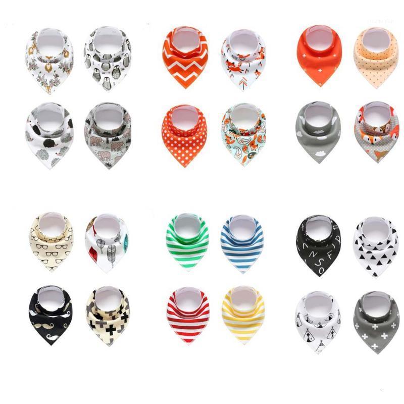 4Pcs/Lot Soft Comfortable Colorful 100% Organic Cotton And Baby Bandana For Boys &Girls Infant Adjustable Snaps Saliva Baby Bibs1
4Pcs/Lot Soft Comfortable Colorful 100% Organic Cotton And Baby Bandana For Boys &Girls Infant Adjustable Snaps Saliva Baby Bibs1
