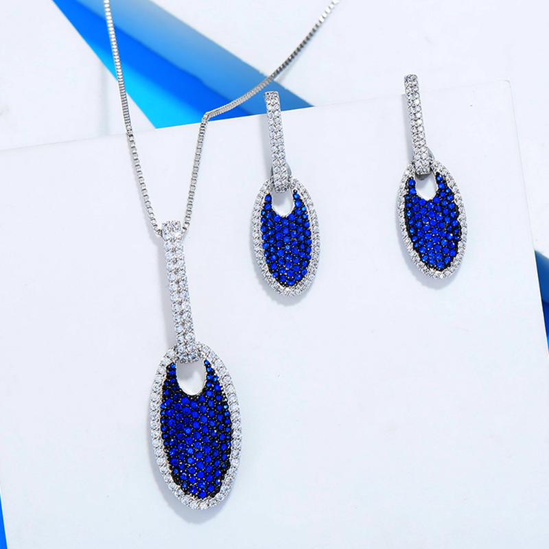 Earrings & Necklace KellyBola High Quality Fashion Long Chain Cute Oval Drop For Women Luxury CZ Party Weddings Jewelry Sets, Silver
Earrings & Necklace KellyBola High Quality Fashion Long Chain Cute Oval Drop For Women Luxury CZ Party Weddings Jewelry Sets, Silver