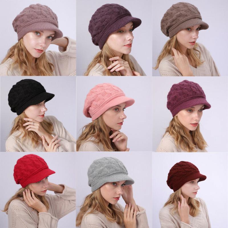 Popular Woman Peaked Cap Woolen Hat Knit Winter Brushed Warmth Cap 10 Colours winter hats for women, Black
Popular Woman Peaked Cap Woolen Hat Knit Winter Brushed Warmth Cap 10 Colours winter hats for women, Black